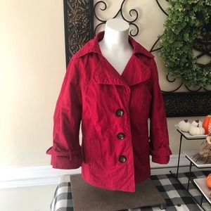 Merona red ladies jacket size medium